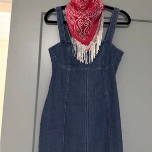 Chic Blue Denim Mini Dress
